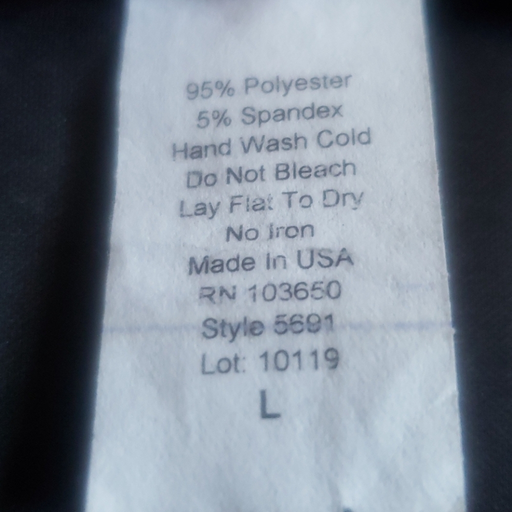 Faux Leather Black | Large | A-Line Skirt - Picture 5 of 6